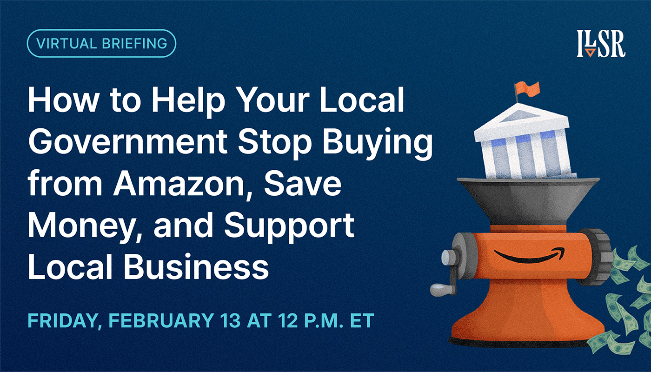 How to Help Your Local Government Stop Buying from Amazon, Save Money, and Support Local Business